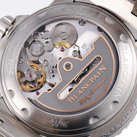 ブランパン フィフティ ファゾムス オートマチック 5010-12B40-98S ブルー 新品 サブカット 3枚目