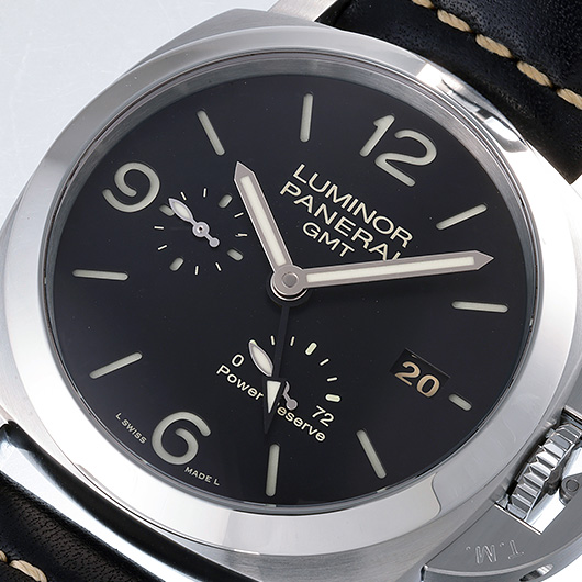 パネライ ルミノール1950 3デイズ GMT PAM00321 ブラック 中古 サブカット 1枚目