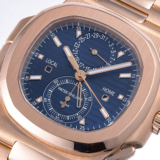 パテックフィリップ ノーチラス トラベルタイム クロノグラフ 5990/1R-001 ブルー 中古 サブカット 1枚目