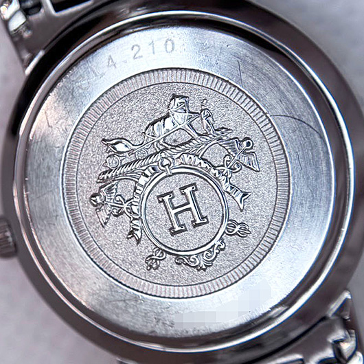 エルメス クリッパー CL4.210 ホワイト 中古 サブカット 5枚目