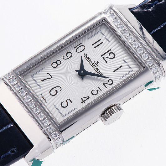 ジャガー・ルクルト レベルソ ワン デュエット Q3348420 シルバー/ブルー 中古 サブカット 1枚目
