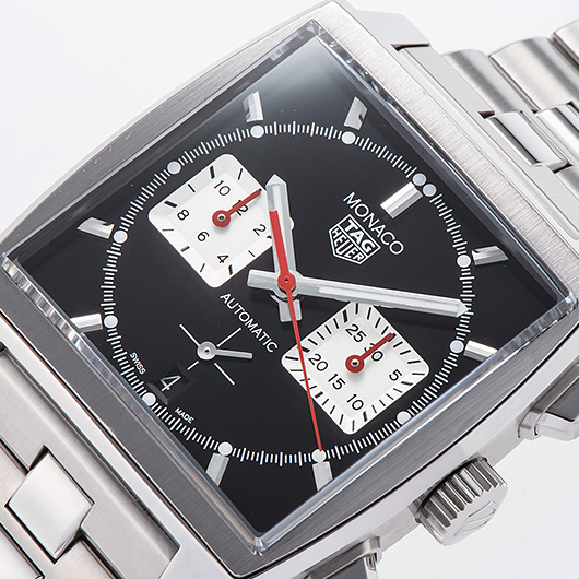 タグ・ホイヤー モナコ キャリバー ホイヤー02 CBL2113.BA0644 ブラック/シルバー 中古 サブカット 1枚目