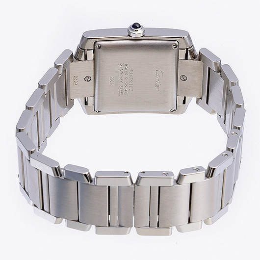 カルティエ タンクフランセーズLM W51002Q3 シルバー 中古 サブカット 2枚目