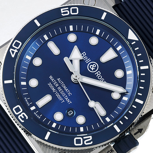 ベル＆ロス BR-03 ダイバー ブルー スチール BR03A-D-BLU-ST/SRB ブルー 新品 サブカット 1枚目