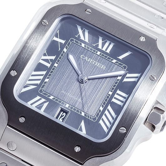 カルティエ サントス ドゥ カルティエ ウォッチ LM WSSA0037 グレー 中古 サブカット 1枚目