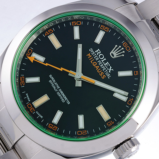 ロレックス ミルガウス 116400GV ブラック 中古 サブカット 1枚目