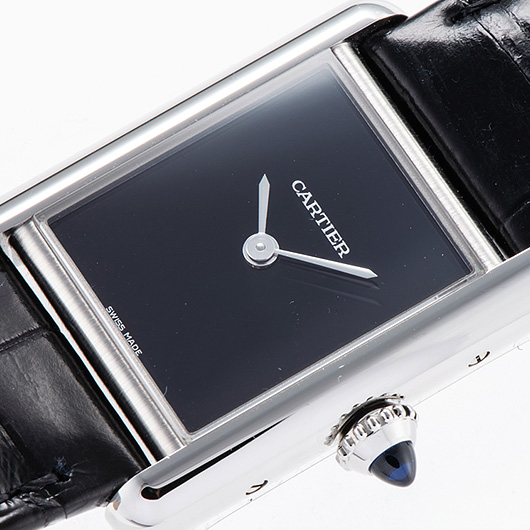 カルティエ タンク マスト ウォッチ SM WSTA0071 ブラック 中古 サブカット 1枚目
