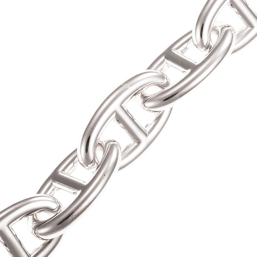 エルメス シェーヌ・ダンクル GM シルバー 新品 サブカット 3枚目