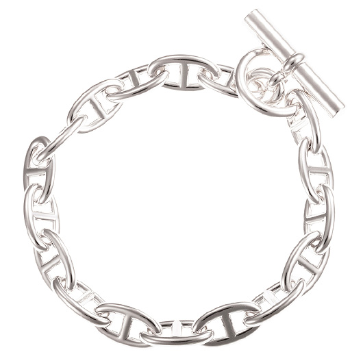 エルメス シェーヌ・ダンクル GM シルバー 新品 サブカット 4枚目