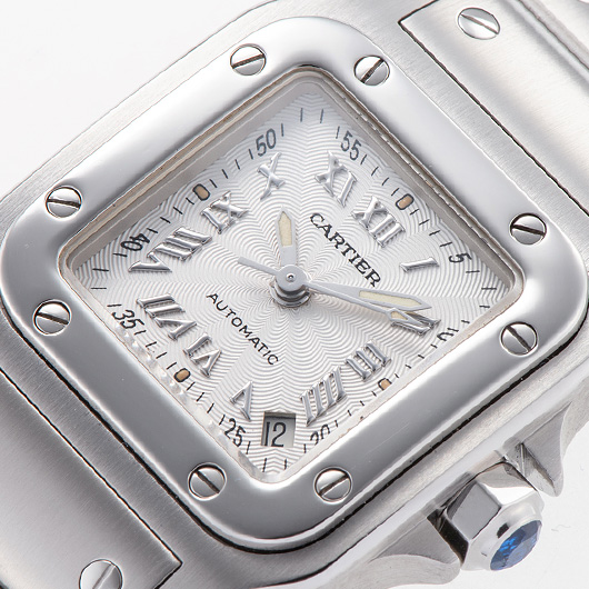 カルティエ サントス ガルベ SM W20044D6 シルバー 中古 サブカット 1枚目