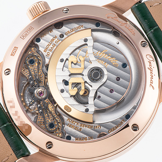 グラスヒュッテオリジナル パノマティック ルナ 1-90-02-23-35-61 グリーン 新品 サブカット 4枚目