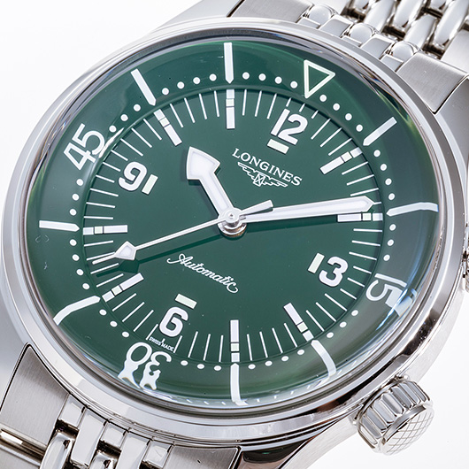ロンジン レジェンドダイバー L3.764.4.06.6 グリーン 新品 サブカット 1枚目