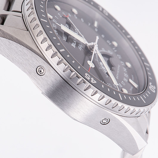 ブランパン フィフティ ファゾムス バチスカーフ コンプリート カレンダー 5054-1110-B52A グレー 中古 サブカット 3枚目