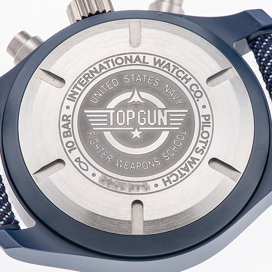 IWC パイロットウォッチ クロノグラフ トップガン オセアナ IW389404 ブルー 新品 サブカット 3枚目