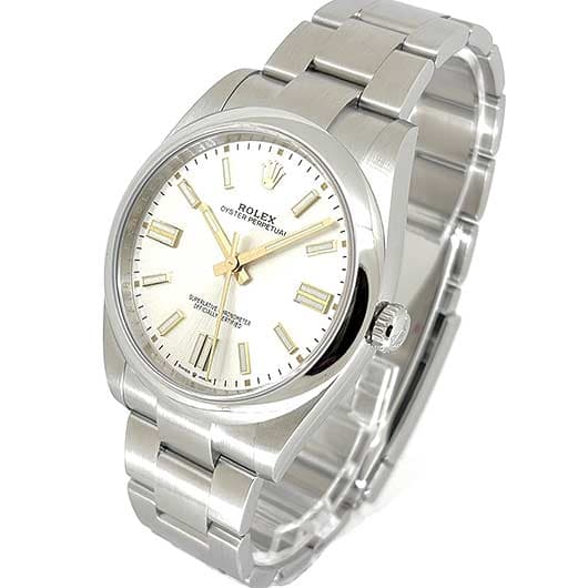 ロレックス オイスター パーペチュアル 41 124300 シルバー 中古 サブカット 1枚目