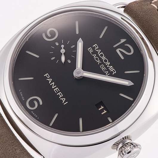 パネライ ラジオミール ブラックシール 3デイズ PAM00388 ブラック 中古 サブカット 1枚目
