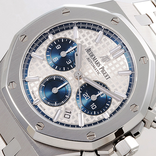 オーデマ・ピゲ ロイヤルオーク クロノグラフ 26315ST.OO.1256ST.01 シルバー/ブルー 中古 サブカット 1枚目