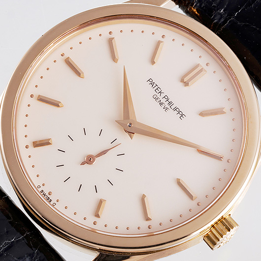 パテックフィリップ カラトラバ 3796R シルバー 中古 サブカット 1枚目