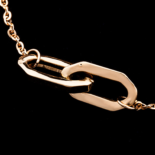 ノーブランド 18K ゴールド ネックレス 4133970 イエローゴールド 新品 サブカット 4枚目