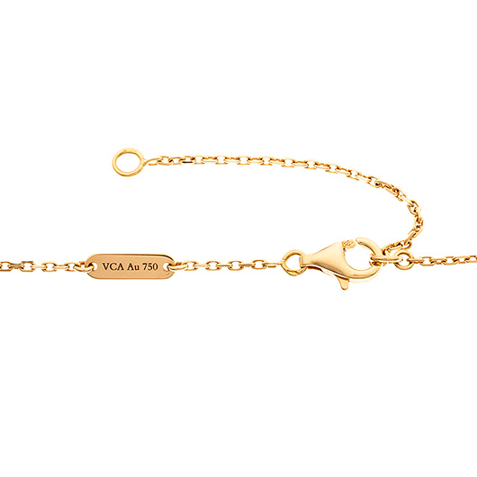 ヴァンクリーフ＆アーペル ヴィンテージ アルハンブラ ペンダント イエローゴールド/ブラック 中古 サブカット 3枚目