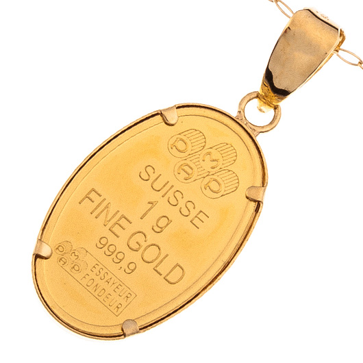 ノーブランド 24K ゴールド メダイ ネックレス 31100019 イエローゴールド 新品 サブカット 5枚目