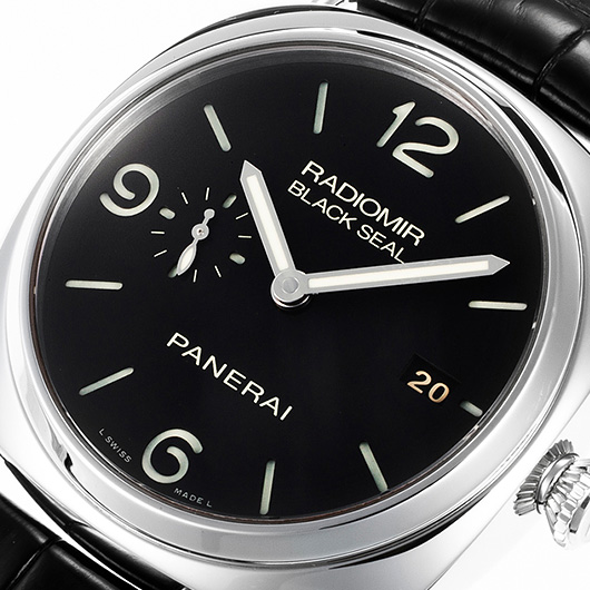 パネライ ラジオミール ブラックシール 3デイズ PAM00388 ブラック 中古 サブカット 1枚目