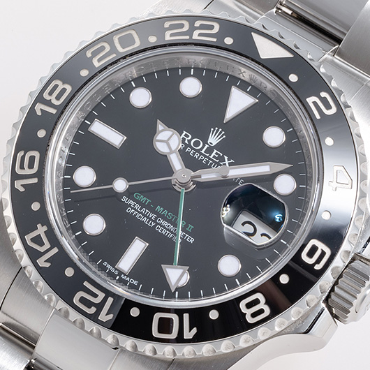 ロレックス GMTマスターⅡ 116710LN ブラック 中古 サブカット 1枚目