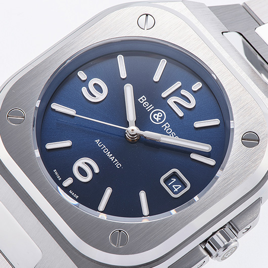 ベル＆ロス BR05 ブルー スティール BR05A-BLU-ST/SST ブルー 中古 サブカット 1枚目