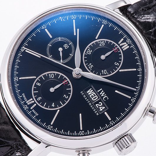 IWC ポートフィノクロノ IW391002 ブラック 中古 サブカット 1枚目