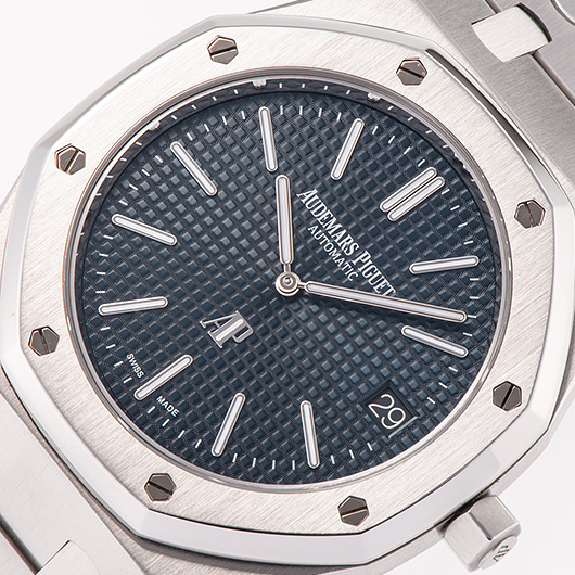 オーデマ・ピゲ ロイヤルオーク エクストラシン 15202ST.OO.1240ST.01 ブルー 中古 サブカット 1枚目