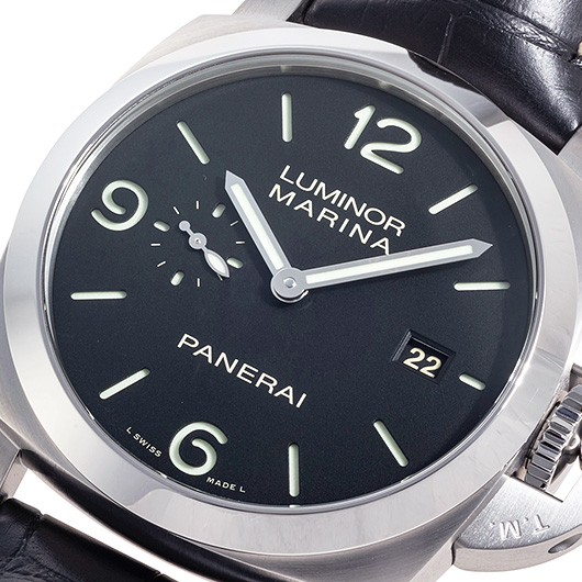 パネライ ルミノールマリーナ PAM03312 ブラック 新品 サブカット 1枚目