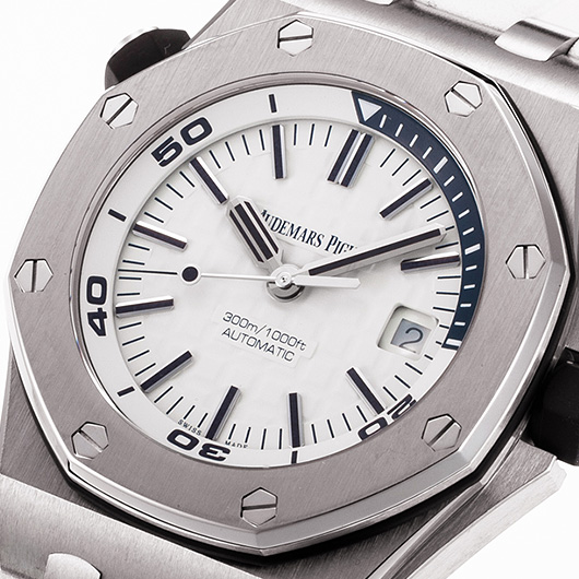 オーデマ・ピゲ ロイヤルオーク オフショア ダイバー 15710ST.OO.A010CA.01 ホワイト 中古 サブカット 1枚目