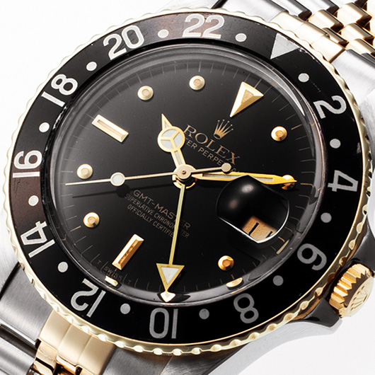 ロレックス GMTマスター 16753 ブラック アンティーク サブカット 1枚目