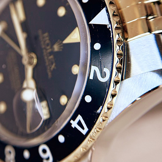 ロレックス GMTマスター 16753 ブラック アンティーク サブカット 5枚目