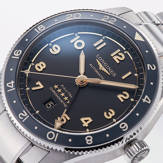 ロンジン スピリット ズールー タイム L3.812.4.60.6 ブラック 新品 サブカット 1枚目
