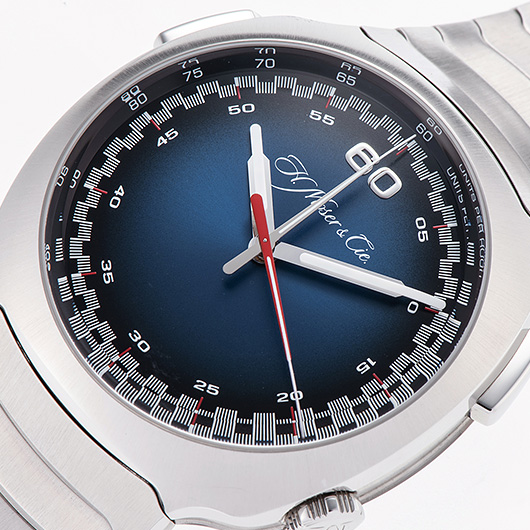 H.モーザー ストリームライナー フライバック クロノグラフ 6902-1201 ブルー 中古 サブカット 1枚目