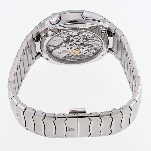 H.モーザー ストリームライナー フライバック クロノグラフ 6902-1201 ブルー 中古 サブカット 2枚目
