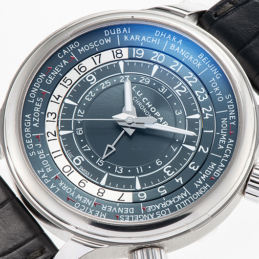 ショパール L.U.C タイムトラベラー ワン 161942-9001 ブルー 新品 サブカット 1枚目