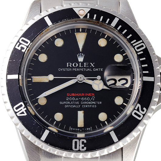 ロレックス サブマリーナ デイト 1680 ブラック アンティーク サブカット 3枚目