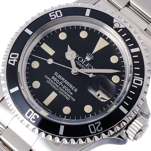 ロレックス サブマリーナ デイト 1680 ブラック アンティーク サブカット 1枚目