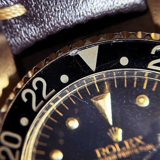 ロレックス GMTマスター 1675/8 ブラック アンティーク サブカット 4枚目