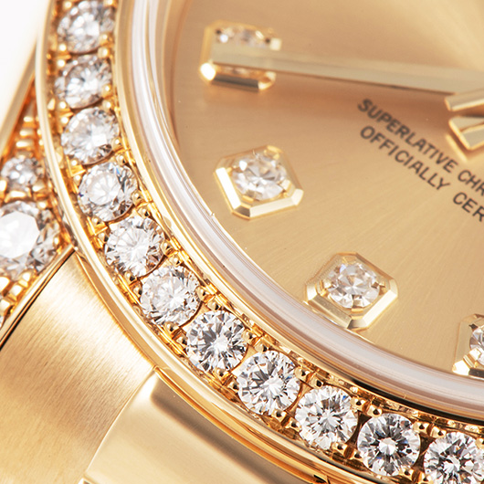 ロレックス デイトジャスト 179158G シャンパン 中古 サブカット 4枚目