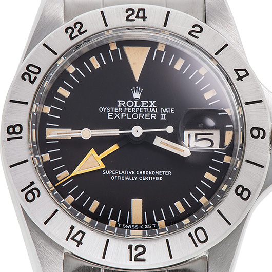 ロレックス エクスプローラーⅡ 1655 ブラック アンティーク サブカット 3枚目
