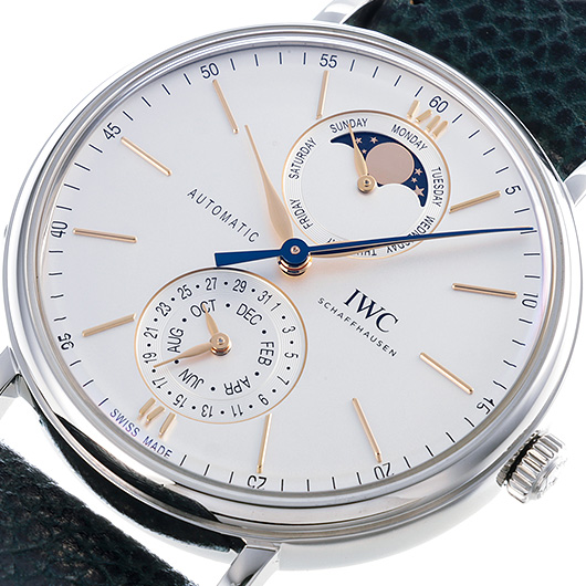 IWC ポートフィノ コンプリート カレンダー IW359001 シルバー 中古 サブカット 1枚目