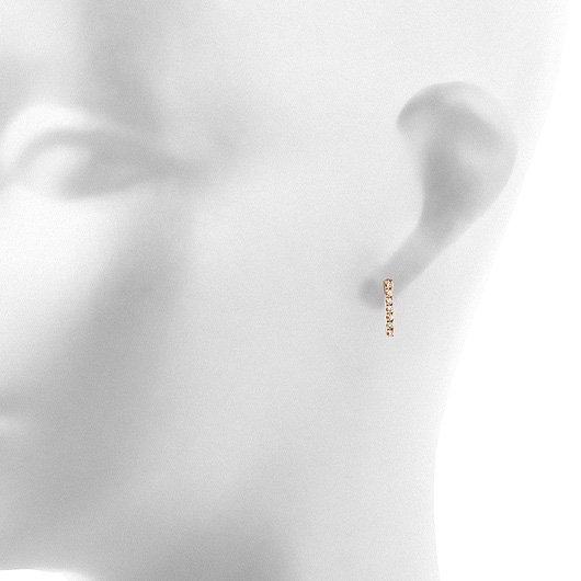 ノーブランド ダイヤモンド ピアス 13030929 イエローゴールド/シルバー 新品 サブカット 1枚目