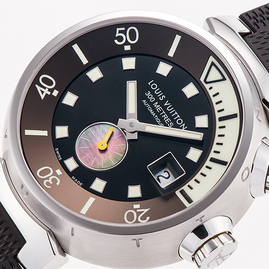 ルイ・ヴィトン タンブールダイビング Q10310 ブラウン 中古 サブカット 1枚目