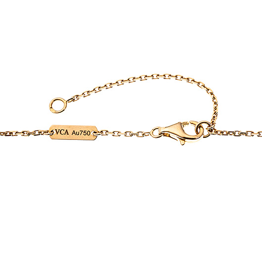 ヴァンクリーフ＆アーペル ヴィンテージ アルハンブラ ペンダント イエローゴールド/ブラック 中古 サブカット 3枚目