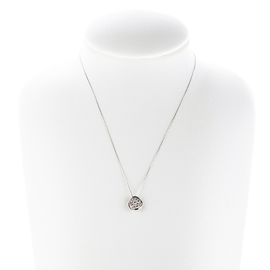 ノーブランド ダイヤモンド ネックレス 4642910 プラチナ 新品 サブカット 1枚目