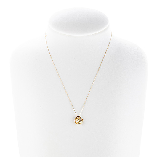 ノーブランド ダイヤモンド ネックレス 4273710 イエローゴールド 新品 サブカット 1枚目