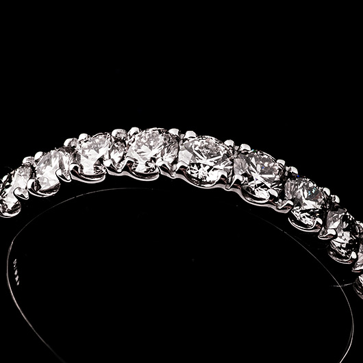 ノーブランド ダイヤモンド エタニティ リング 4119530 プラチナ 新品 サブカット 4枚目